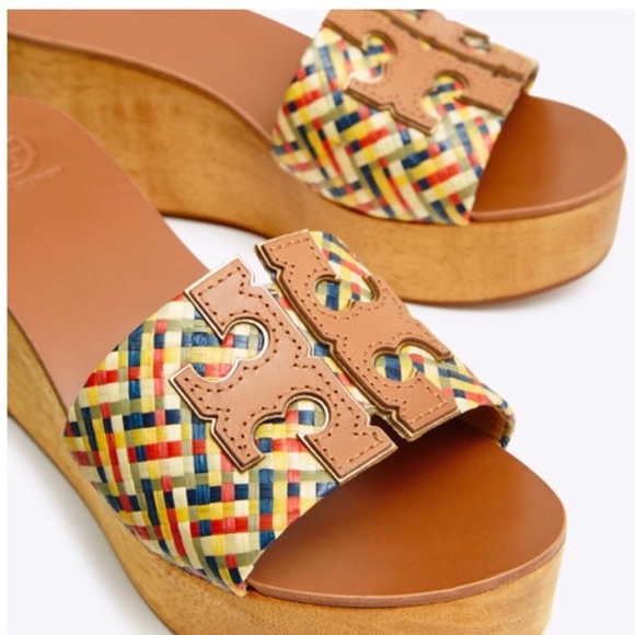 Tory Burch | Shoes | Tory Burch Ines Woven Wedge | Poshmark